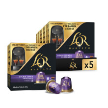 L'OR Barista C?psulas Dobles de Caf? Lungo Profondo | Intensidad 8 | 50 C?psulas Compatibles con Cafeteras L'OR Barista