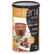Siken Diet - Bebida de Cacao con Fibra de Avena y Trigo - Bote de 400 g