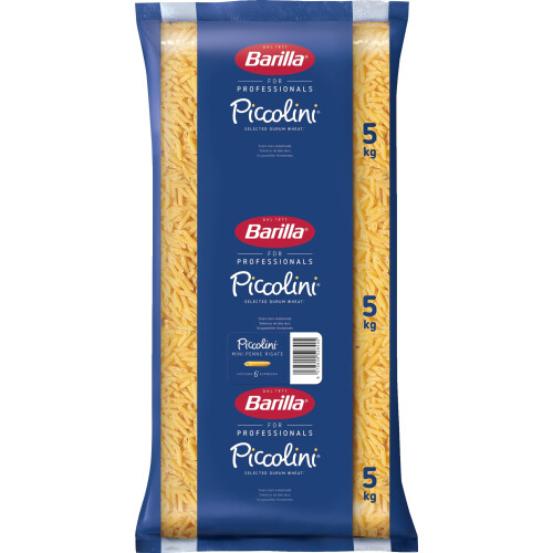 Barilla Pasta Piccolini Rigate - Pasta (5 kg)