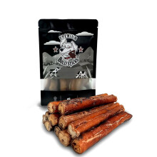 Premium Bully Sticks - Pizzle Sticks for Dogs - Pack of 10 Bull Pizzles for All Dog Sizes and Puppies, Natural Long Lasting Low Odour Dog Chews Made