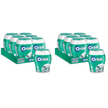 Orbit Bote de Chicles Sin Az?car Sabor Eucalipto, Fresco, Intenso y de Larga Duraci?n en formato Gragea (6 x 46 chicles) (Paquete de 2)