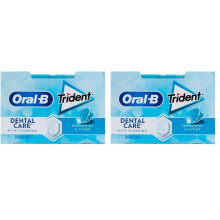 CHICLES TRIDENT ORALB MENTA 17GX12 (Paquete de 2)