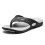 Men's Summer Beach Flip Flops Grey Size 9.5 1
