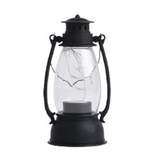 Mightlink LED Vintage lampáš, hurikán, teplá biela lampáš na batérie, vnútorné vianočné osvetlenie, lampášová dekorácia