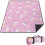 Πολύ μεγάλη κουβέρτα πικνίκ Pink Unicorn 60"x80" – Αδιάβροχη, ανθεκτική στην άμμο, 1