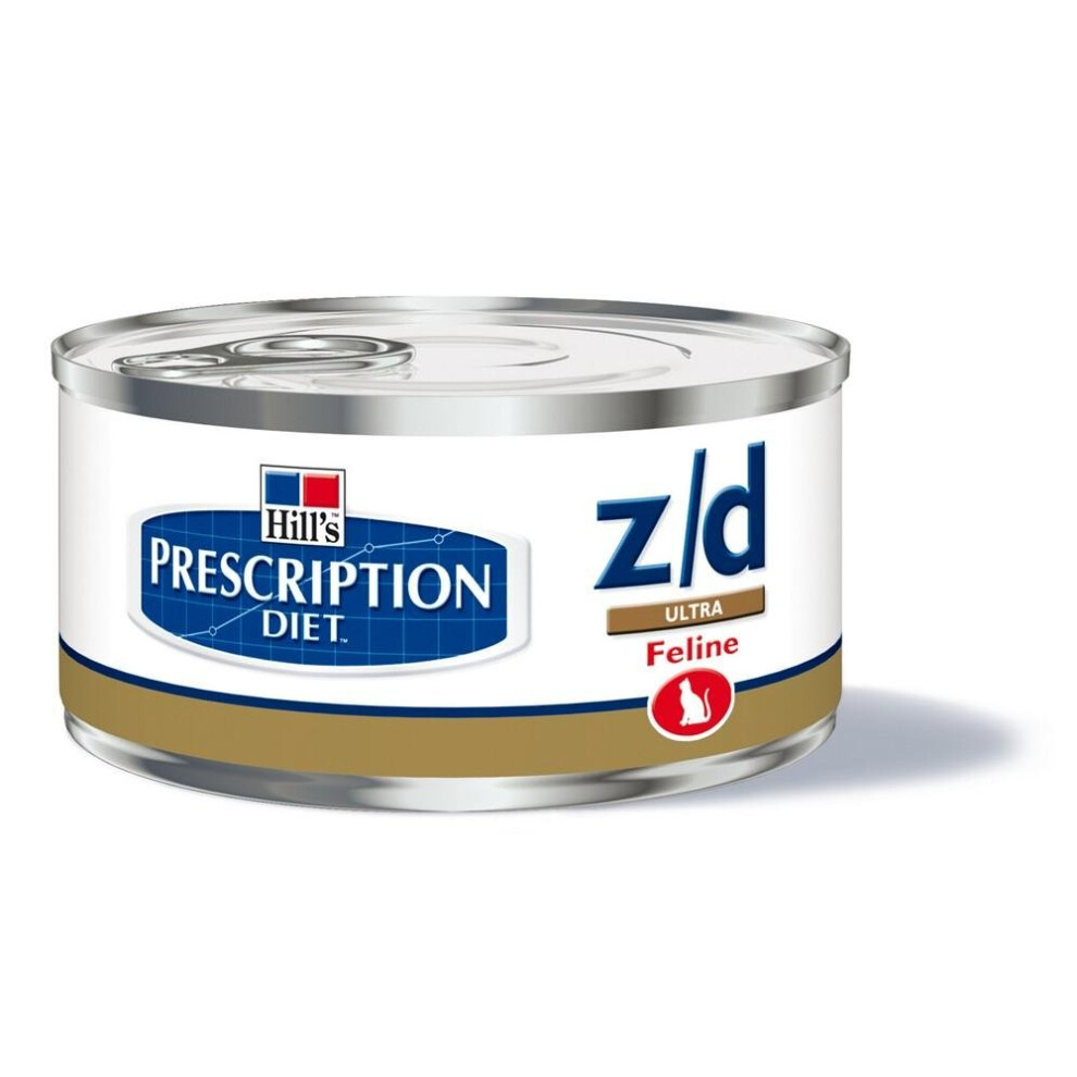 Photos - Cat Food Hills Hill's' 's Prescription Diet Feline Z/D Ultra Allergy Management & Skin Health  Boxes 24x156g 