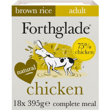 Forthglade Wet Dog Food (18 x 395g Trays) - Wholegrain & Hypoallergenic Dog Food