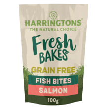Harringtons Fresh Bakes Grain Free Baked Salmon Fish Bites Dog Treats