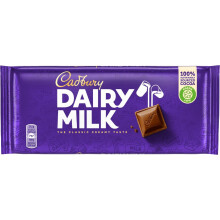 Cadbury Dairy Milk, Cl?sica Tableta de Chocolate con Leche, Deliciosamente Cremoso y Sostenible, 110 g (Paquete de 6)