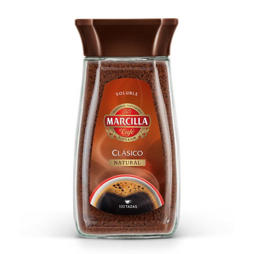 Caf? Marcilla soluble Cl?sico Natural, 200 gr - [Pack de 6]