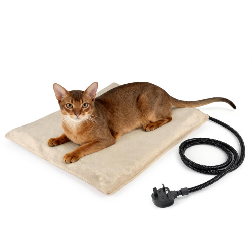 NICREW Pet Heating Pad, Auto Temperature Control, 45 x 40 cm, 30W, Khaki