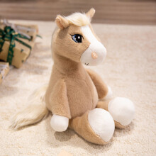 Pluche paardje voor minder dan $5! Xqxayjr Running Pony, mascotte van de Chinese dierenriem, zacht knuffeldier voor kinderen en verzamelaars –
