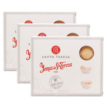 Santa Teresa - Pack De 3 Cajas De Yemas De Santa Teresa ?vila De Sabor Tradicional. Dulce Gourmet Ideal Para Regalo Y Navidad. Pack De 36 Unidades. 42
