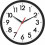 8 Inch Silent Battery Wall Clock Black 1