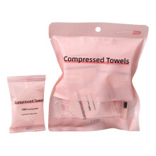 Compressed Travel Towels – Disposable Face Towels, Portable Washcloths for Camping, Hiking & Gym – Individually Wrapped, Reusable, Coin-Sized