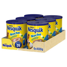 Nesquik NESTL? Noche Cacao Soluble 400g Lata- Pack de 6