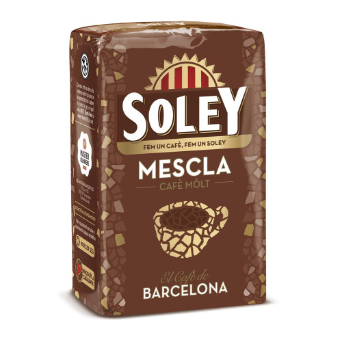 Caf? Soley molido Mezcla, 250 gramos - [Pack de 12]