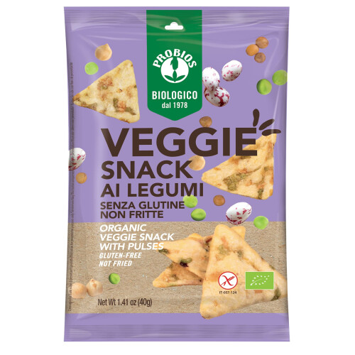 Probios Bio-snack con legumbres bio embalaje 12 x 40g