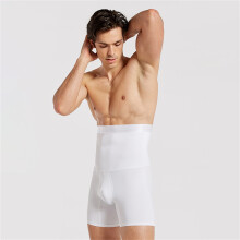 Compressieshorts met hoge taille en dubbele laag voor heren, voor een strakkere taille en extra ondersteuning tijdens het sporten (grijs/zwart)