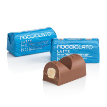 Venchi - Minilingote de Chocolate con Leche con Avellanas -70 % Az?cares - Bomb?n con Avellanas del Piamonte IGP Enteras, 1 kg - Sin Gluten