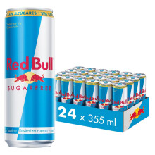 Red Bull Bebida Energ?tica Sugarfree, Cl?sico, Sin Az?car, 24 x 355ml