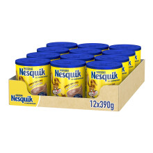 Nesquik NESTL? Instant?neo Cacao Soluble 390g Lata-Pack de 12