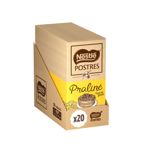 Nestl? Postres chocolate praline para fundir 20x170g