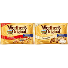 Werther's Original - Caramelos toffee de mantequilla y nata sin az?car (1000g) & Caramelos toffee con sabor a capuccino sin az?car (1000g)