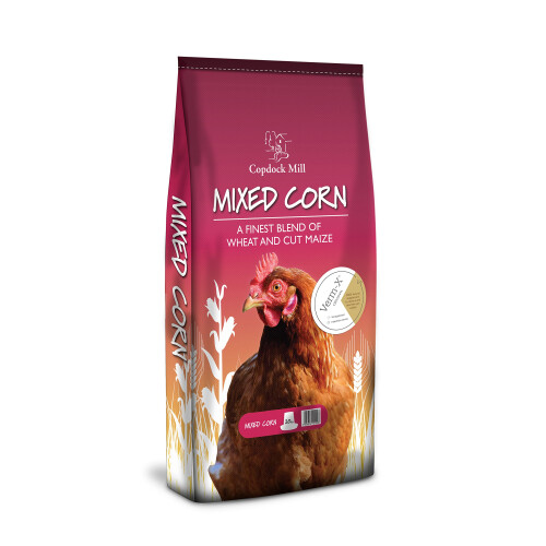 Copdock Mill Mixed Corn Chicken Feed with Verm-X 20kg - Food Made