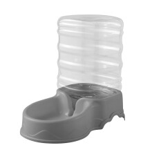 1-Gallon Automatic Pet Waterer with Non-Slip Base & Leak-Proof Bowl – Gravity Flow Fountain for Cats/Dogs, Travel-Friendly