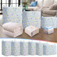 Boîtes de rangement pliables en tissu avec couvercles, très grands bacs en tissu pour étagères de placard, vêtements, couvertures et linge de lit