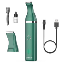 oneisall Dog Paw Trimmer, Quiet Dog Clippers, Paw Shaver for Dogs Cats Paws, Eyes, Ears, Face