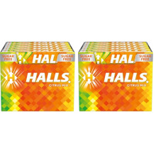 Halls C?trico - Caramelo duro - Caja con 20 Sticks de 32 g (Paquete de 2)
