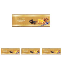 Lindt Tableta de Chocolate Gama Oro, Chocolate negro con almendras, chocolate negro intenso, aromatizado con naranja, chocolate suizo tradicional, 300
