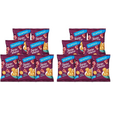 Bicentury ? Mini Tortitas de Ma?z sabor Jam?n Ib?rico, Ideales para Satisfacer Antojos, 1 Raci?n de 25 g Equivale a 111 Kcal ? 7 x 25 g (Paquete de 2)
