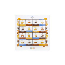 Dolfin Panache Surtido de Chocolate - Galettas - 48 Piezas de cuadrados de chocolate - 4 Sabores Deliciosos - Dulces y Chocolate Gourmet