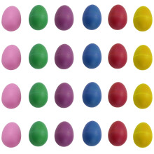 24Pcs Egg Shakers, Percussion Musical Maracas Eggs Child Percussion Instruments Kids Rhythm Toys