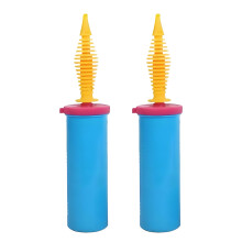 2-pack manuella ballongpumpar – ergonomiska dubbelverkande