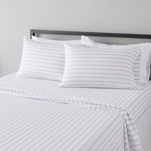 Rose Microfiber Sengetøjssæt Queen 4-delt