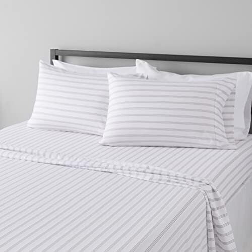 Rose Microfiber Sengetøjssæt Queen 4-delt