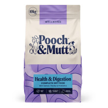 Pooch & Mutt - Health & Digestion, Complete Dry Dog Food (Grain Free), Salmon an