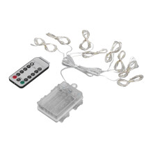 Waterproof Camping String Lights 3AA Battery Operated Warm White LED