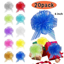 Grote organza strikken voor het inpakken van cadeaus (20 stuks)