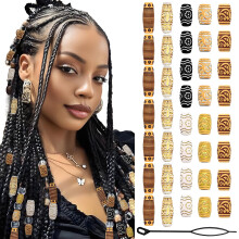38 breloques pour cheveux AirLight Wear, sensation imperceptible, bijoux de cheveux délicats pour tresses et dreadlocks, accessoires de coiffure et