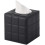 PU Leather Square Tissue Box Holder 13x13x14.5cm 1