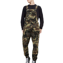 Herremode Enkle Camouflage Bybukser Udendørs Arbejdstøj Multi Bag Bukser Stropbukser Overall Shorts til Herrer Løse