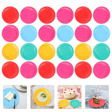 Regenbogen-Pappteller, 15 cm (6 Zoll) – 100er-Packung
