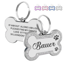 Dog Tags for Pets Engraved UK Personalised ID Tags for Dogs with Any