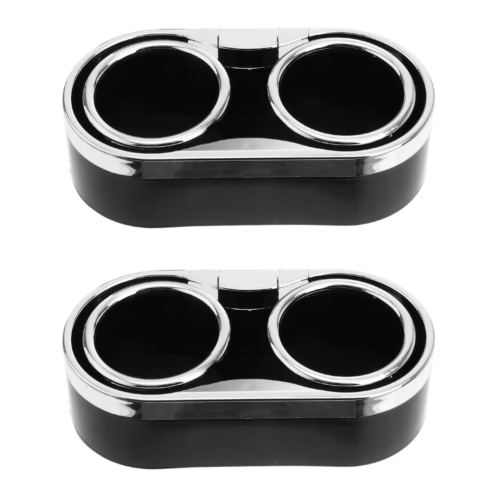 2Pcs Car Drink Holder Double Hole Beverage Holder Auto Drink Bottle Cup Holder 9402001922472