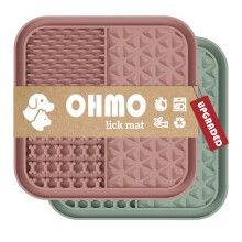 OHMO Licky Mats for Dogs and Cats 2 Pcs, Dog Lick Mats with Suction